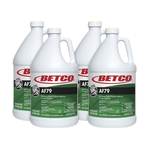 Betco Bathroom Cleaner, Acid-free, RTU, Citrus, 1 Gal, Blue, 4PK BET0790400CT - main